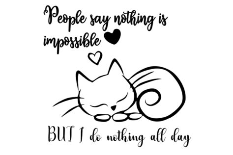 For an svg file, like this it's all about the pie design from so fontsy, each color will be imported into a cut file as a different layer. People Say Nothing is Impossible Cat (Graphic) by Tash ...