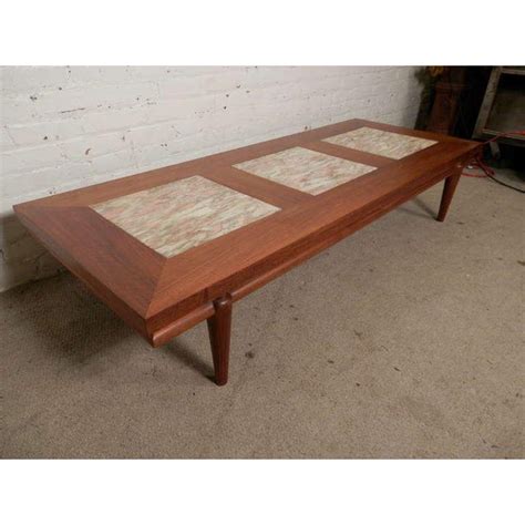 I used baltic birch ply for the drawer construction. Rare Mid-Century Modern Coffee Table with Marble Inserts ...