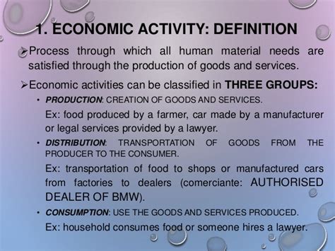 You can also add a definition of tertiary economic activity yourself. Unit 5. ECONOMIC ACTIVITY