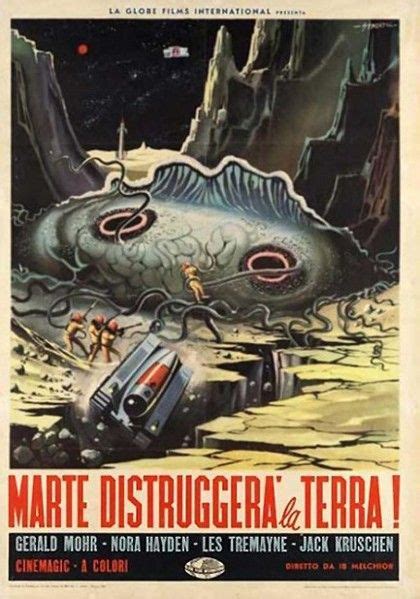 Astronauts search for solutions to save a dying earth by searching on mars, only to have the mission go terribly awry. The Angry Red Planet (1959) Italian movie poster | Italian ...