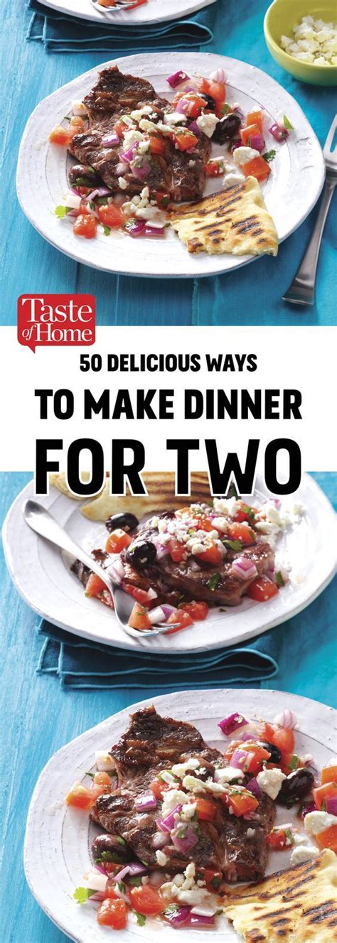 Choose from dozens of quick and easy dinner recipes and don't forget dessert—we have plenty of healthy options for sweets as well. 75 Delicious Dinners for Two You Should Make Tonight ...