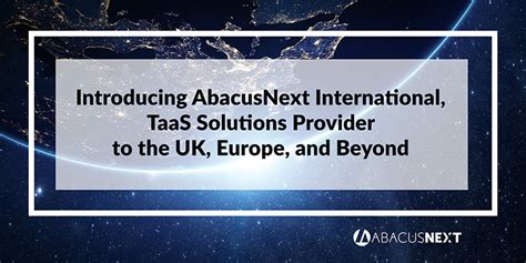 It operates through the following business segments: Introducing AbacusNext International, Technology Solutions ...