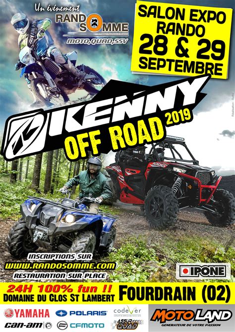 The wait was short & the process flowed smoothly. KENNY OFF ROAD 2019 - LA FEUILLE DE PARTICIPATION • RandoSomme