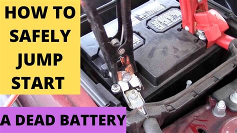 How to correctly jump start a car with another car. How To Safely Jump Start A Car with Dead Battery. Use ...