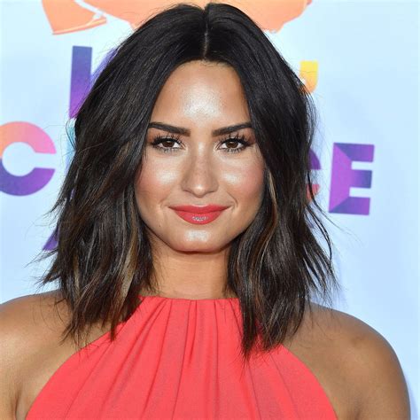 Demi lovato did the big chop, or should be say the shoulder length chop going for a stylish lob (long bob). Image result for sexiest mid length haircuts for women ...