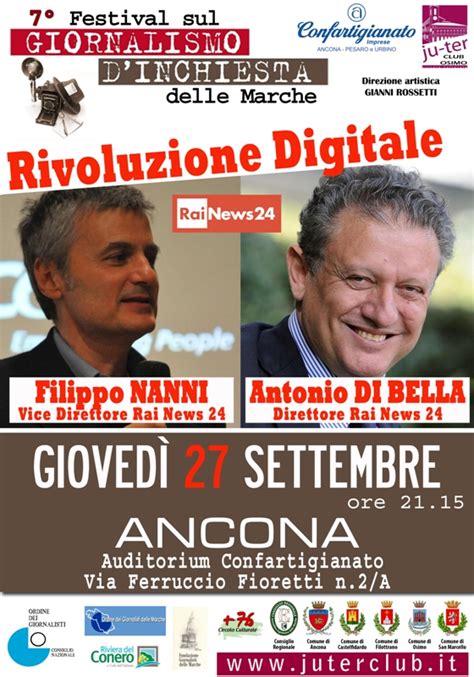 Cuore al mare, testa in città. Antonio di Bella e Filippo Nanni il 27 Settembre 2018 ad Ancona