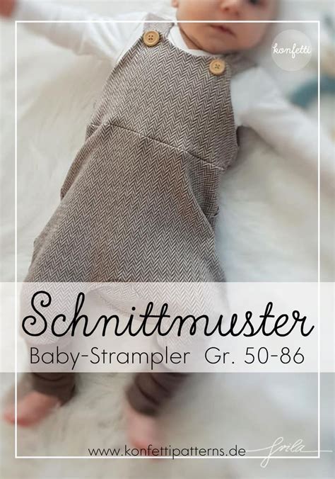 Den jolly strampler gibt es in den kleinsten größen natürlich auch wieder als freebook! Strampler fürs Baby nähen mit dem Schnittmuster Winterstrampler von Konfetti Patterns: einfaches ...