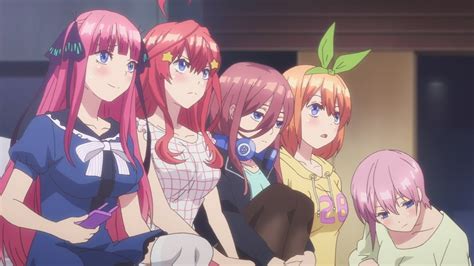 The story is told as a flashback from a future that shows that he ends up getting married to one of them. The Quintessential Quintuplets | Anime-Planet