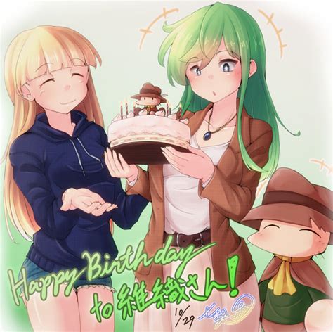 Последние твиты от ケイン・ヤリスギ「♂」 (@kein_yarisugi). 維織さんの誕生日なので / 七梨@マイぺース さんのイラスト ...