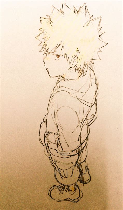 Bakugou Katsuki | Sketches, My hero, Hero