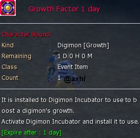 Maybe you would like to learn more about one of these? AxTH's Digimon Master Online (DMO) Guide: Growth Factor & Growth Fruit - Digimon Master Online ...