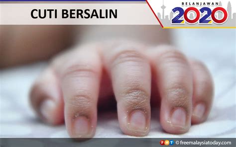 Walau bagaimanapun, pegawai boleh memilih untuk menggunakan cuti bersalin lebih awal dari tarikh bersalin iaitu pada menggunakan cuti menjaga anak (tanpa gaji) sehari selepas tamat tempoh cuti bersalin bergaji penuh. Trainees2013: Pekeliling Cuti Bersalin Kerajaan
