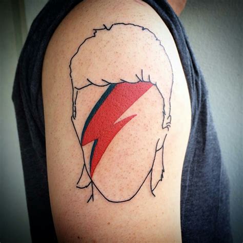 'what a sh*t tattoo my name is. "Aladdin Sane tattoo by Harry from Holdfast Tattoos , Mt Lawley in Perth W.A (ig @tattoosbyharry ...