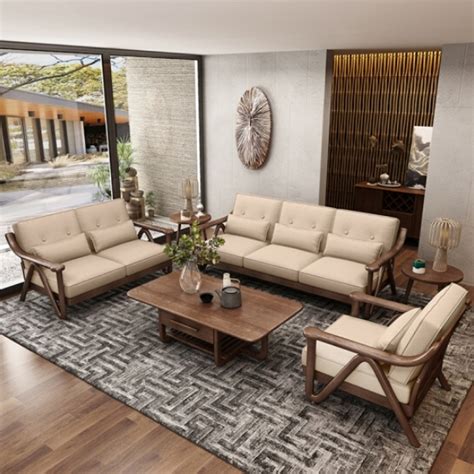 The perla wooden 6 piece patio sectional sofa set is an absolute classic, outfitted with cushy comfort and guaranteed to host you and yours for seasons to come. Sofa Carving Sofa - Interior Exterior