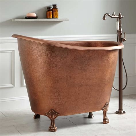 Acrylic bathtub corner bathtub item: Bathtubs Idea, Tiny Bathtubs 48 Bathtub 48 Hammered Copper ...