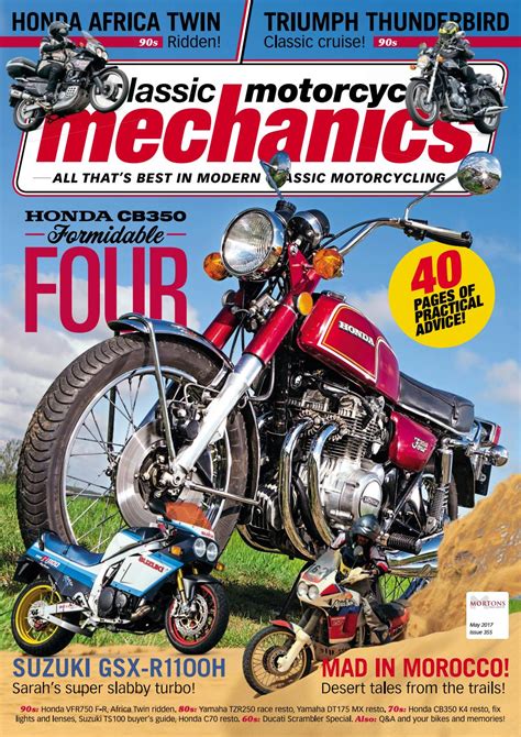 Apply to mechanic and more! Classic Motorcycle mechanics May 2017 by Mortons Media ...