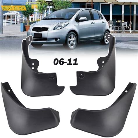 From mud flap cut outs, hangers, brackets and weights to actual rubber mudflaps for semi trucks and pick ups we have it covered! Mud Flaps For Toyota Yaris Hatchback Hatch 2005 2011 Vitz ...