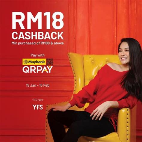 Hurry grab the deal now! YFS Concept Store RM18 Cashback Promotion With Maybank ...