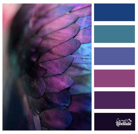 A great purple color palette for a tranquil guest room or a stylish office. Color palettes - Kleurenpaletten | Color palettes ...