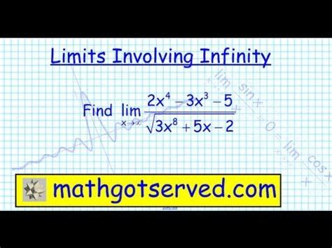 Dummies helps everyone be more knowledgeable and confident in applying what they know. CU2L2a Limits Involving infinity 2 2 | Fun math