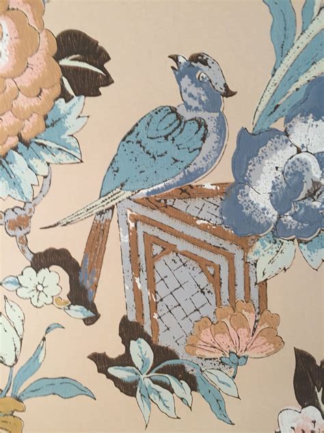 Hang your rod up so that you can determine where you would like your folds to be. Schumacher Chinoiserie Wallpaper | Etsy | Chinoiserie ...