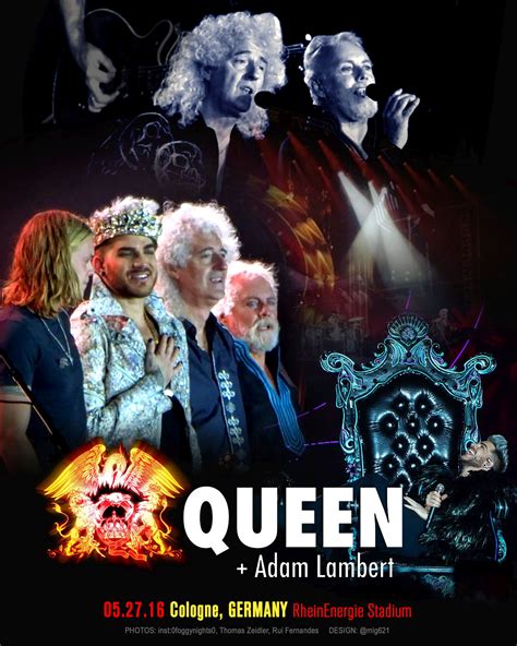 Queen + adam lambert 'live around the world' out worldwide october 2nd. LIVE: Queen+Adam Lambert (Cologne, Germany) 5/27/16 ...