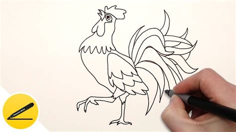 Teaching a child to draw is mostly a question of observing their progress and offering them new methods of exploration. How to Draw a Rooster step by step easy for Kids In this ...