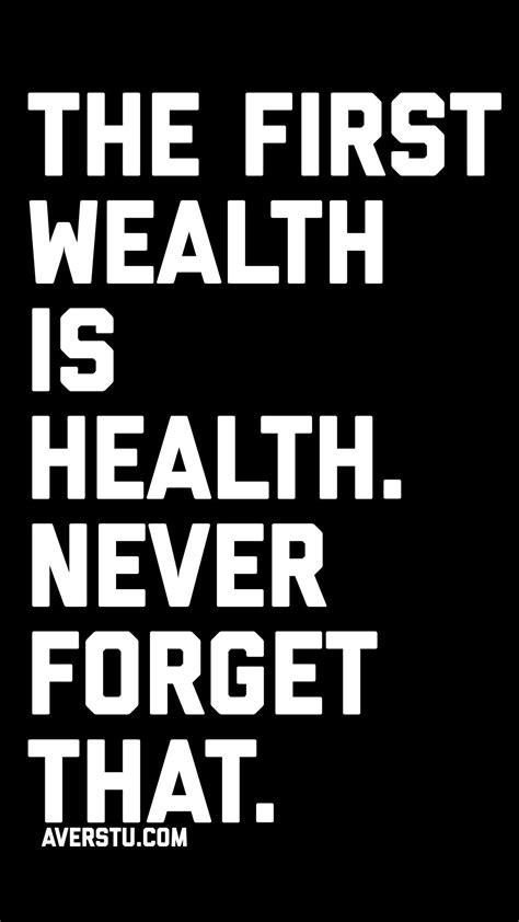 About health is wealth canada. The first wealth is health. Never forget that. The first ...