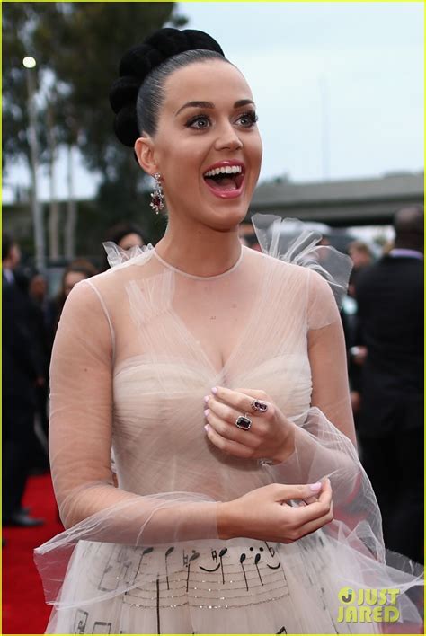 Are you brave enough to let me see you peacock? Katy Perry - Grammys 2014 Red Carpet: Photo 3041048 | 2014 ...