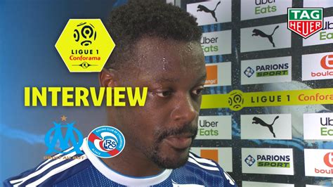 Nous n'utilisons aucun cookie, ne récoltons aucune donnée personnelle. Interview de fin de match :Olympique de Marseille - RC Strasbourg Alsace ( 2-0 ) / 2019-20 ...