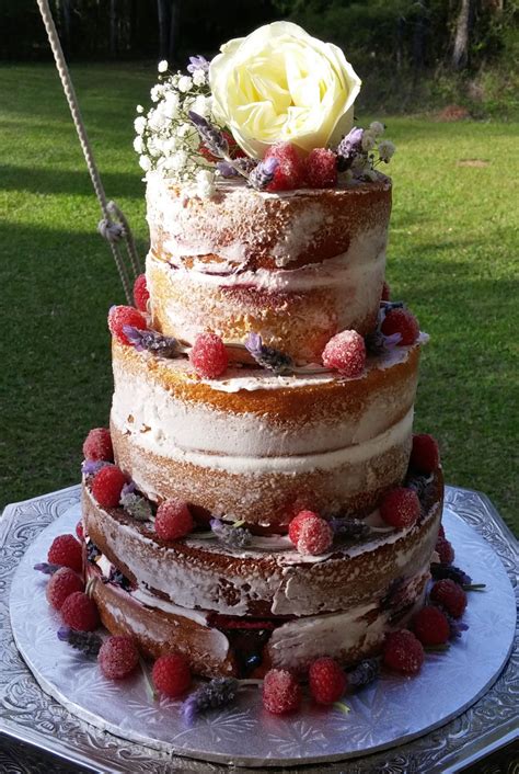 However, if you bake them three days before the wedding, the cake will be fine until the. Naked Berry Wedding Cake - CakeCentral.com