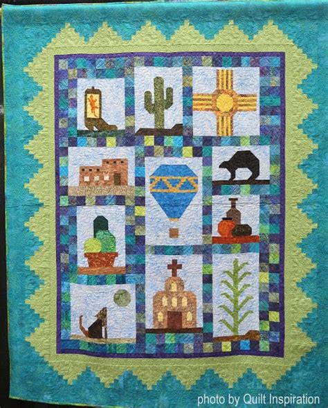 In this class, we will learn how to make one of the laura heine collage quilts. Treasures of the Southwest by Judith Tobias, quilted by ...