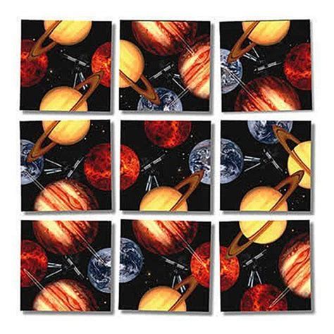 Two alike butterflies cannot occupy the same row or column. B Dazzle Planets Scramble Squares 9 Piece Puzzle by B ...