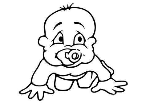 Klik hier voor kleurplaat baby. Coloriage bébé - Coloriages Gratuits à Imprimer