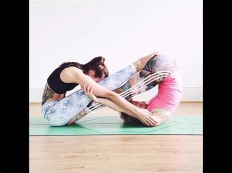 Not only does it help stretch and lengthen your muscles, it also helps. Sisters attempt couple yoga poses - YouTube