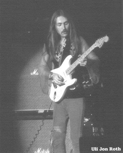 Au programme de cette date unique en france : Uli Jon Roth... in 2019