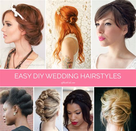 Leave the rest of the hair backside and comb it finally to have a neat look. Braids, twists, and buns: 20 easy DIY wedding hairstyles ...