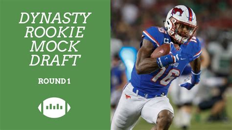 A fantasy football mock draft using react redux. Fantasy football: Dynasty rookie mock draft - Round 1 ...