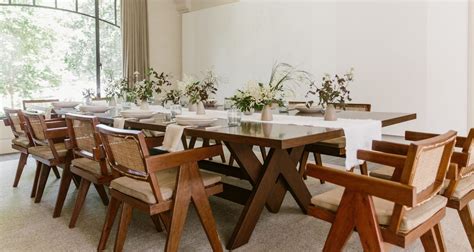 In kourtney kardashian's calabasas, california, dining room, decorator martyn lawrence bullard placed a bespoke table and a suite of vintage pierre jeanneret chairs from jf chen under a josé. Entertaining 101 with Kourtney Kardashian | Living | Rip & Tan