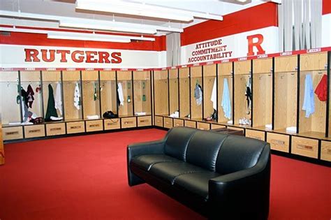 We design and build customized wood lockers that deliver smart storage and take your locker room to the next level. best college football locker room | College fun, Locker ...