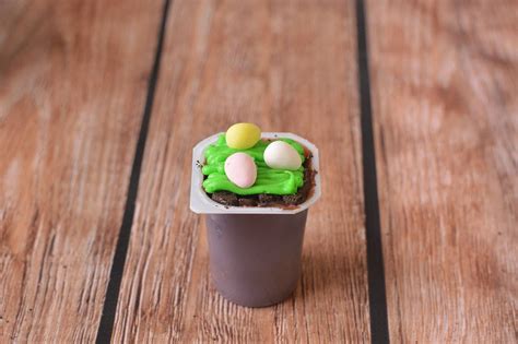 Dessert recipes easter dessert easter cakes easter eggs easter brunch desserts pudding desserts layered easter recipes easter treats. Easy Easter Egg Hunt Pudding Cups - The Samantha Show- A ...