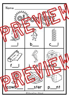 Ch, ck, ng, qu, sh, th, wh. OI AND OY VOWEL TEAMS WORKSHEETS AND ACTIVITIES (PHONICS ...
