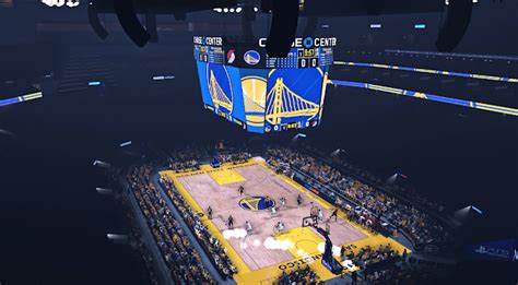 The warriors compete in the national basketba. NBA 2K21 Golden State Warriors Court Realism By rtomb_03 ...