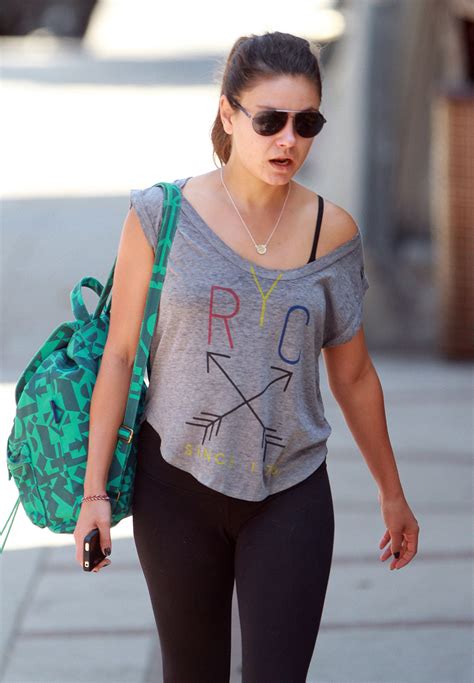 14 августа 1983, черновцы, украинская сср, ссср). MILA KUNIS in Spandex Out and About in West Hollywood ...