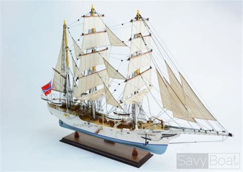 Die statsraad lehmkuhl ist für ihre gute wasserlage bekannt und kann sich mit mehreren internationalen dieses modell wurde zu 100% in reiner handarbeit und präzision mit traditioneller. Statsraad Lehmkuhl Three-masted Barque Rigged Sail Ship Model