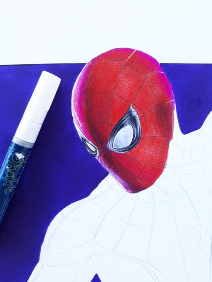 Prendre vie avec les couleurs que tu vas lui appliquer sous peu. Tutoriel technique 7 : comment réaliser un Spiderman ...