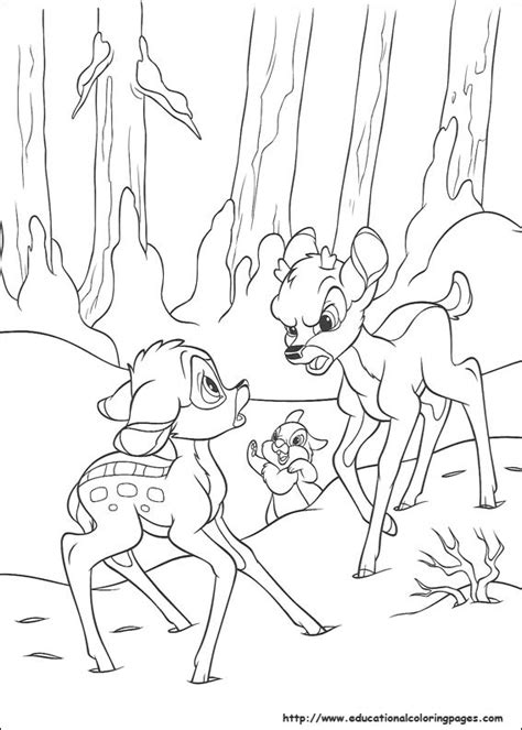 Bambi 2 Coloring Pages - Educational Fun Kids Coloring Pages and Preschool Skills Worksheets