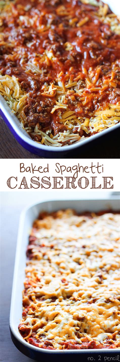 Preheat oven to 350 degrees f (175 degrees c). Baked Spaghetti Casserole