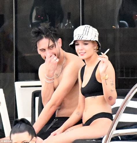 Here's everything you need to about halsey's boyfriend, alev aydin. Halsey appears to snort substance in Miami | Daily Mail Online