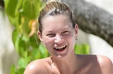 moss kate topless goes jamaica vacationing while fit around
